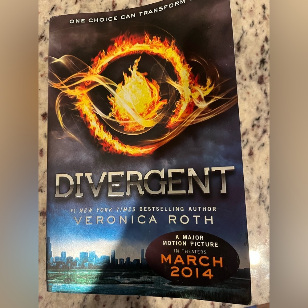 Divergent Book with Dramatic Cover​